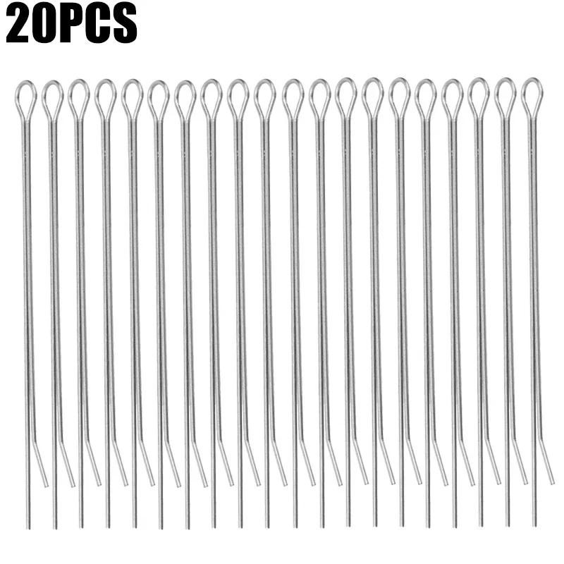 TEMU 20pcs Metal Candle Wick Holders - Durable Iron Clips Wick Fixing, Diy Candle Making Accessories, Secure Hold For Candles, Candles Accessories,
