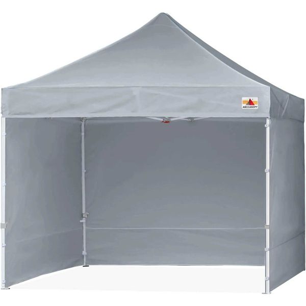 US ABCCANOPY Easy Pop Up Canopy Tent with Sidewalls Commercial -Series GrayXJ241217