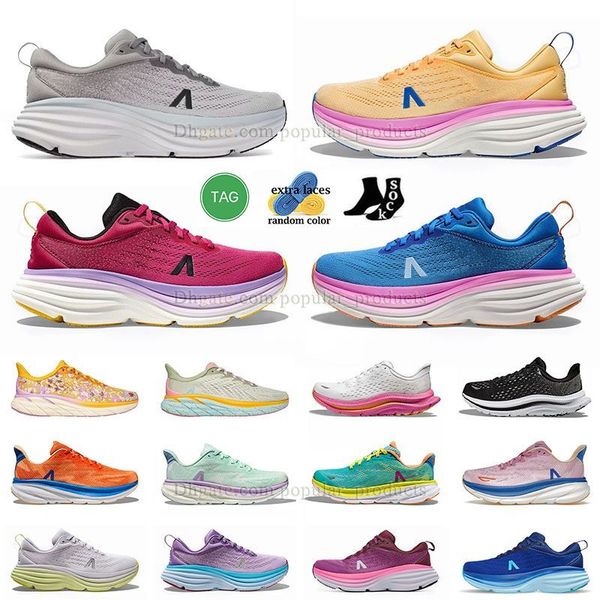 Run shoes womens bondi 8 clifton 9 carbon x 2 x2 Triple Black Cloud White Challenger 7 Shifting Sand Cyclamen Sweet Lilac Trainers Kawana Ho