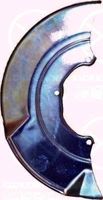 Splash Panel, brake disc KLOKKERHOLM 9558377