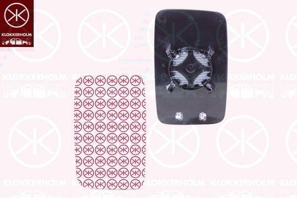 Mirror Glass, outside mirror KLOKKERHOLM 95681070