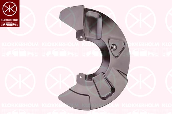 Splash Panel, brake disc KLOKKERHOLM 9568375