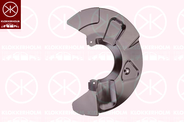 Splash Panel, brake disc KLOKKERHOLM 9568376