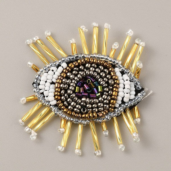 Toppe di stoffa in feltro malocchio