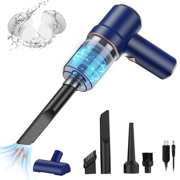 Wireless Car Vacuum Cleaner Mini Handheld Strong Suction Clean Machine Portable For Home Pet Hair 250107