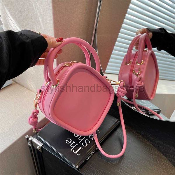Women Mini Round Bags Solid Color Leather designer bag Purses Luxury Brand Female Shoulder Crossbody Bags Women&#039;s handbagstylishhandbag
