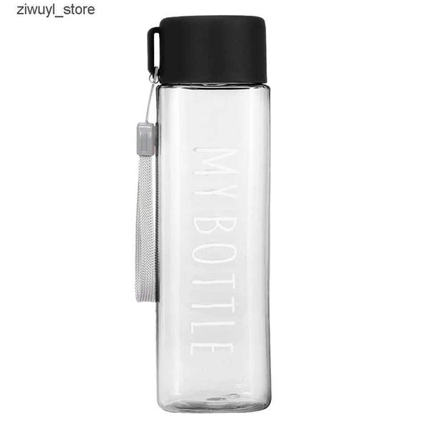 Water Bottles 1PC 500ml Large Capacity Sports Water Cup Men Women Summer Outdoor Portable Plastic Water Bottle Coffee Juice Cup Water Bottle