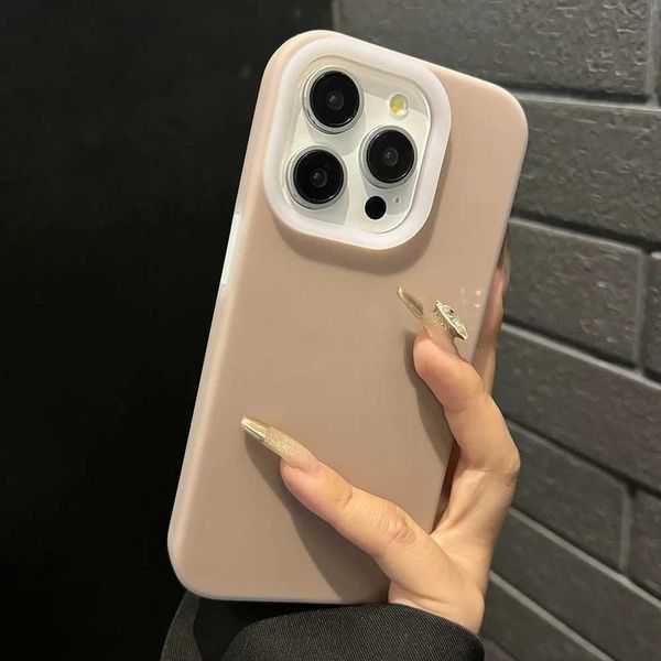 Genuine jelly liquid silicone phone case for iPhone 15 14 13 12 11 Pro Max luxury full scratch-proof soft bumper cover coffeeM240816