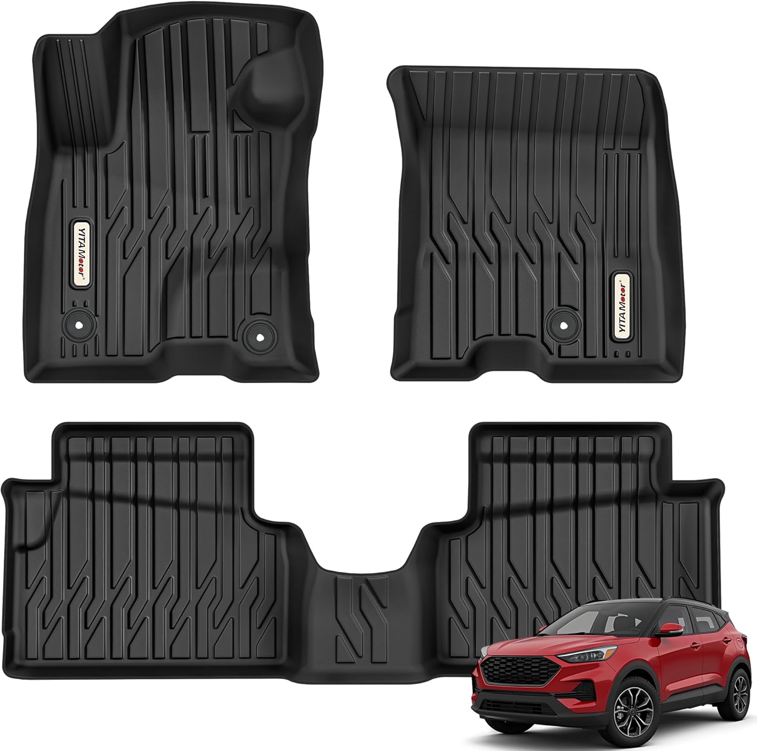 2022-2025 Ford Maverick Hybrid Floor Mats - Custom Fit All-Weather TPE Liners