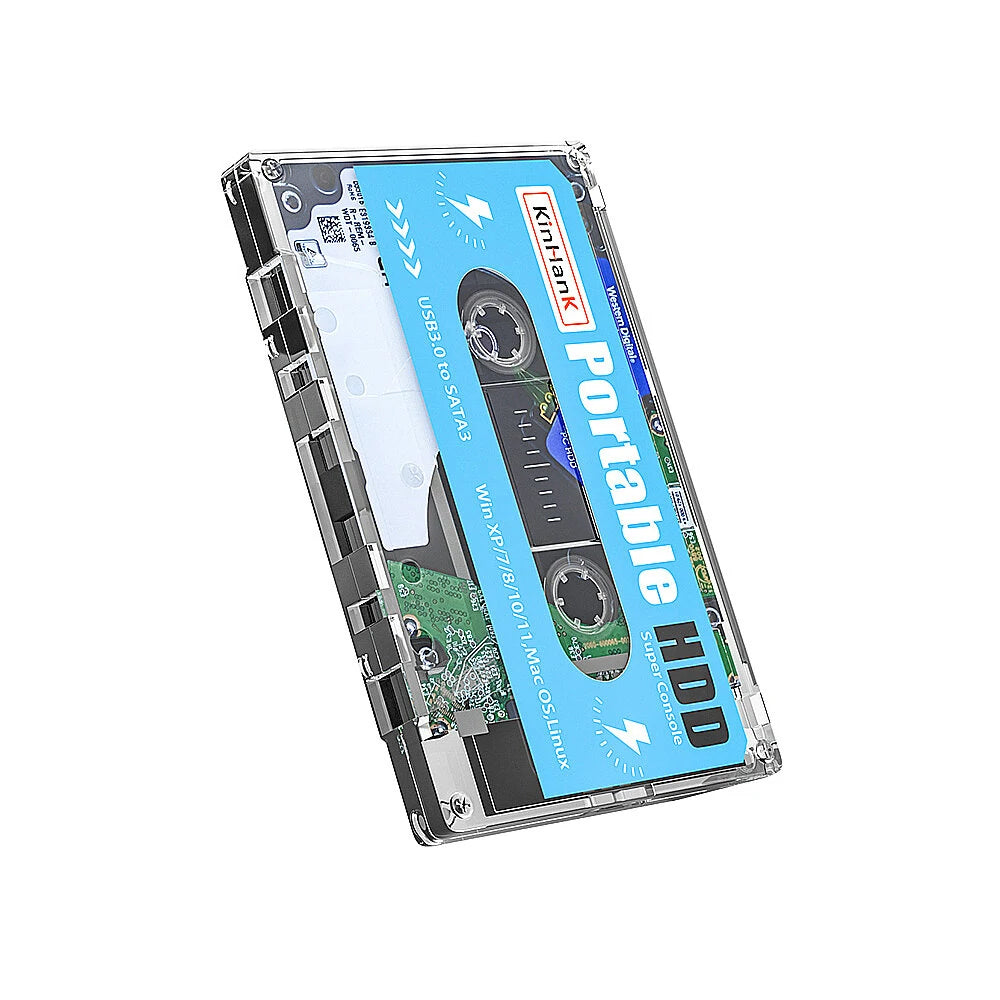 KINHANK 500GB Video Game Hard Drive Disk Batocera 33 Built-in 110000+ Retro Games Multi-language Support USB3.0 to SATA3