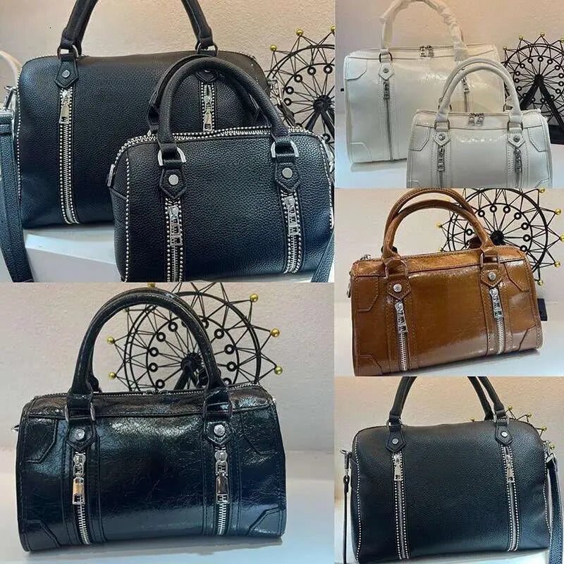 Designer zadigevoltaire bags cross-border exclusive ZV bag zadicandvoltaire bag Zadig bag multifunctional women&#039;s pillowcase Boston large capac