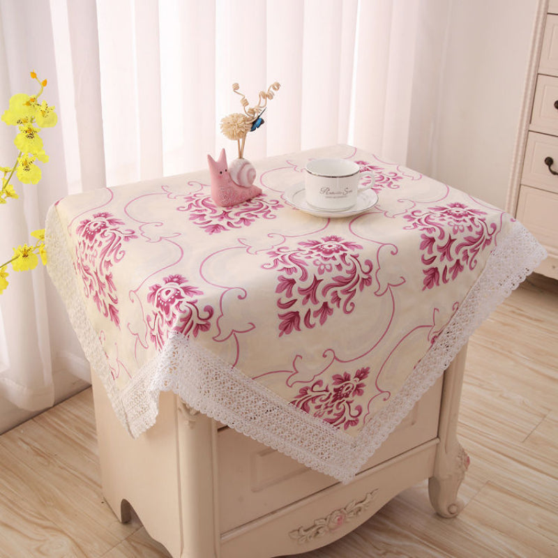 2025 Table Cover Cloth Dust Cover Microwave Oven Cover Dinning Fabric