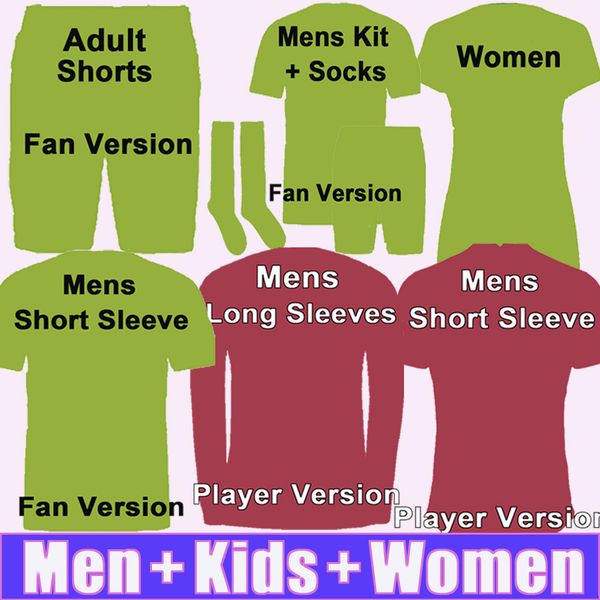 Link for Ordering Any Club and National Team Soccer Jerseys Mens and Kids Long Short Sleeve Football Shirts Pleaase contact us before making