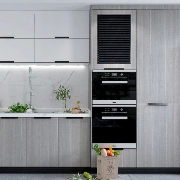 30-60-70-80-90-CM Width PVC Self Adhesive WallpaperWood Grain Door Stickers for Wardrobe Cupboard Closet Furniture Waterproof