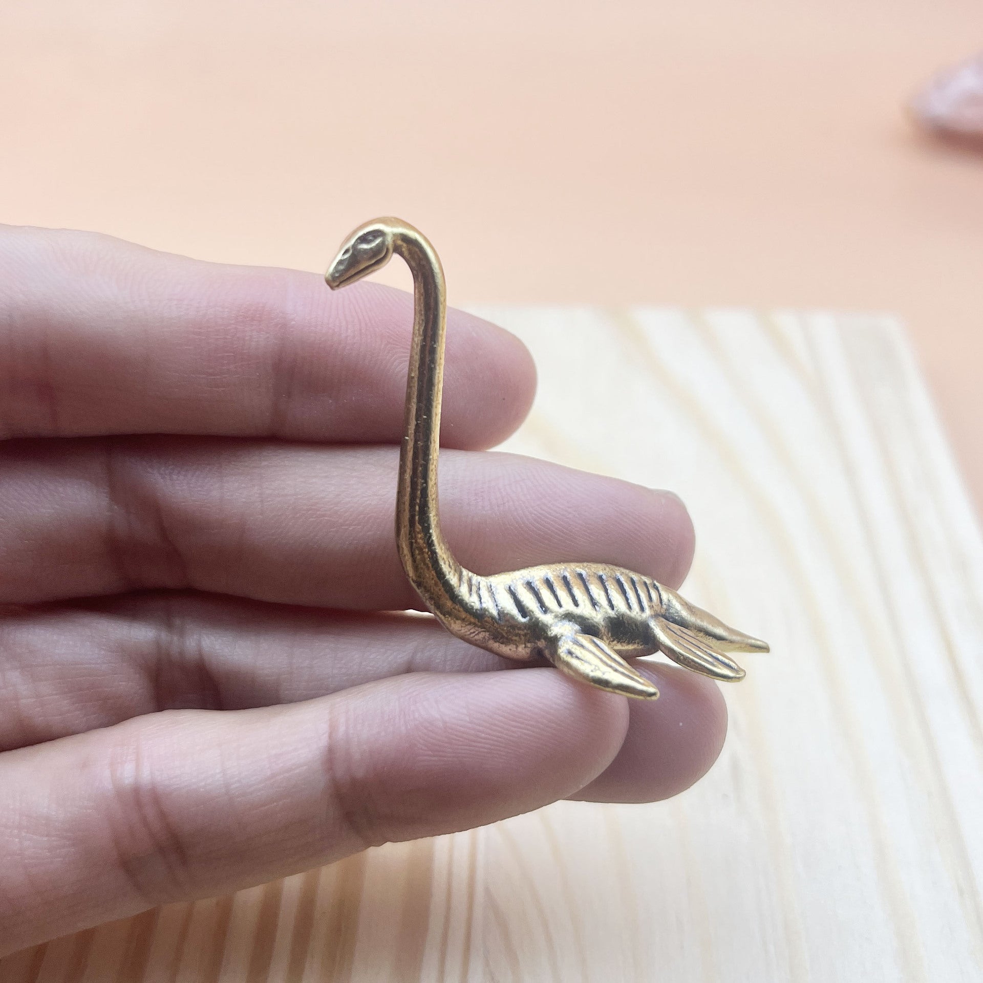 TEMU Halloween Loch Monster Brass Figurine Ornament, Desktop Decor, Gift For , Living Room Display, Christmas Decoration