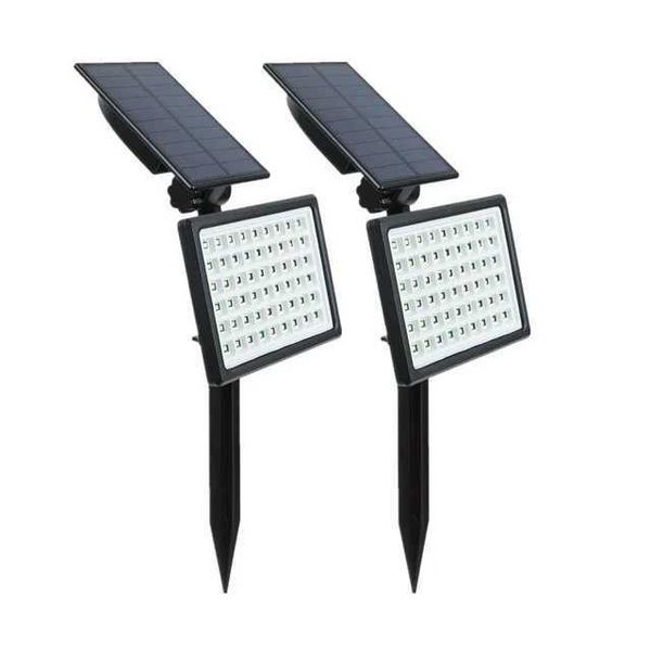 54 LED solar light outdoor garden landscape spotlight decoration waterproof courtyard street solar wall light X241102