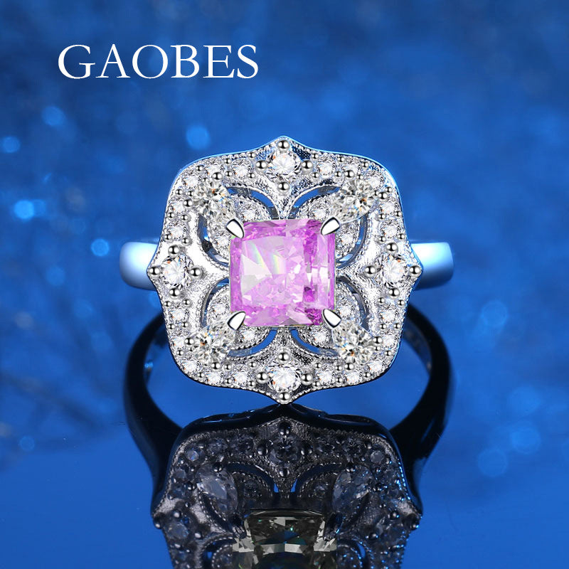 Chic 925 Sterling Silver Radiance Design Diamonds: Select from Three Hues of Exquisite Jewellery