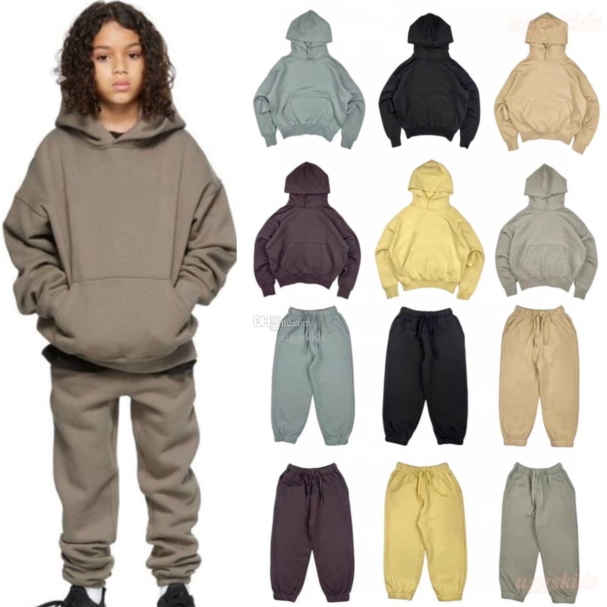 k371 Boys&#039; & Girls&#039; Comfortable Outerwear Collection Trendy Designer Childrens Hooded Jackets