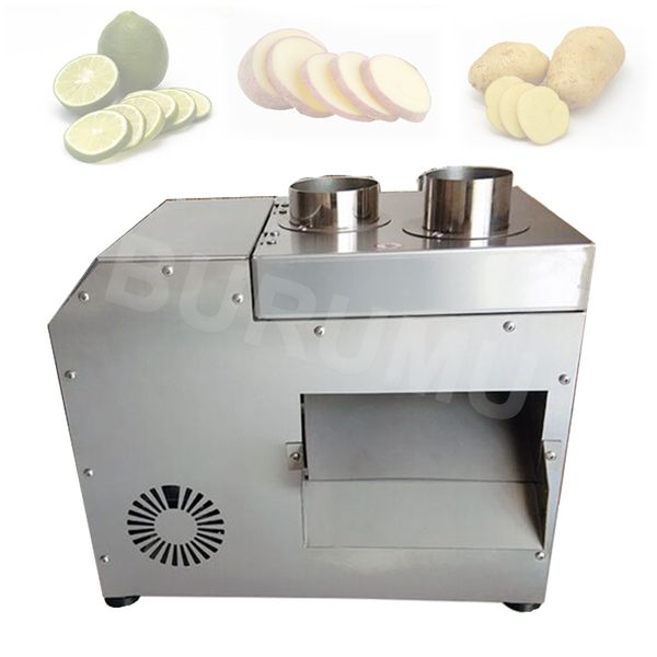 Industrial Banana Slicer Machine Fruit Cutter Apple Slicing Potato Chips Cutting Machine