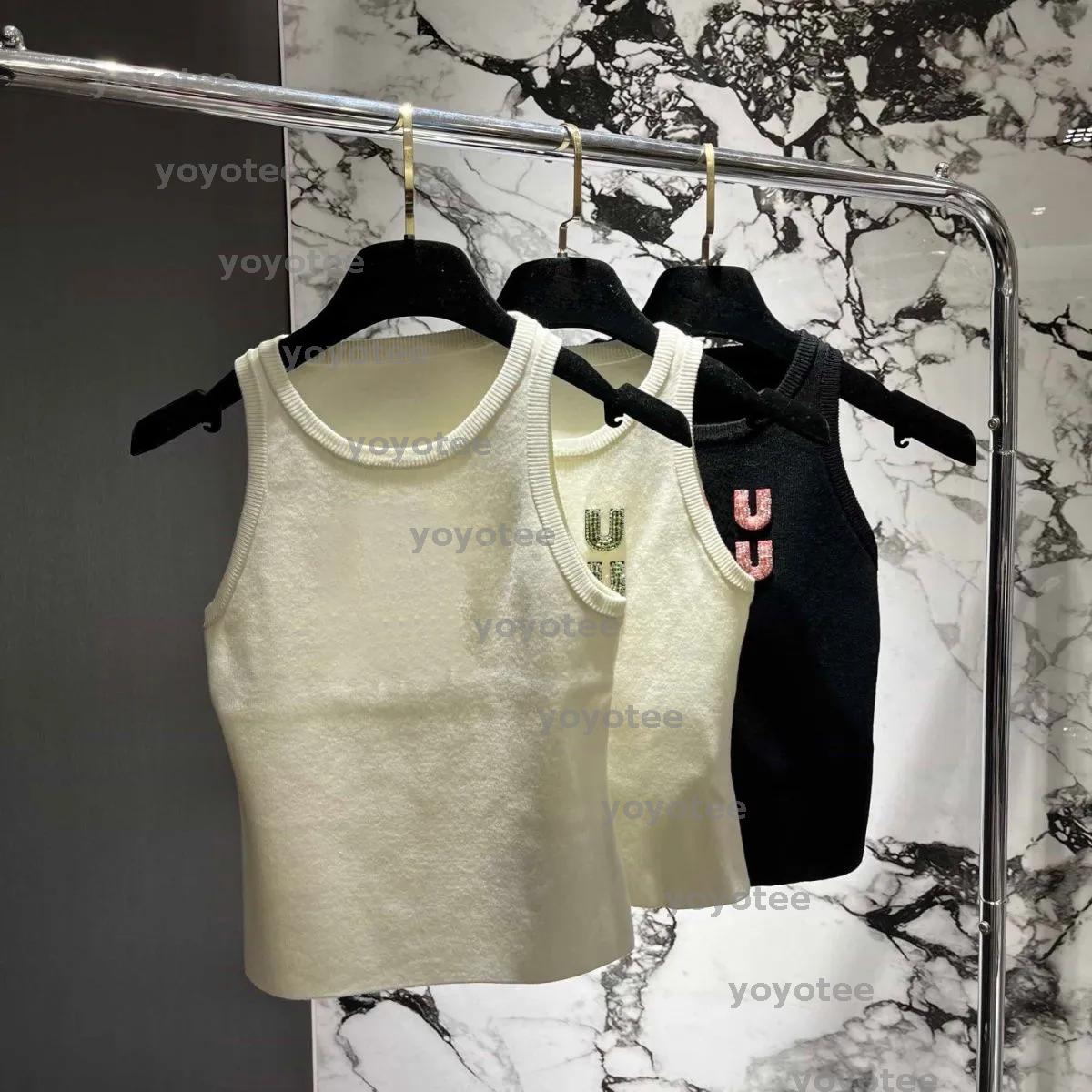 Designer Sleeveless Knit Vest Stylish Slim Fit Knit Tops Women High Quality Knitting Tees Warm KnitwearS-L BFG2501073