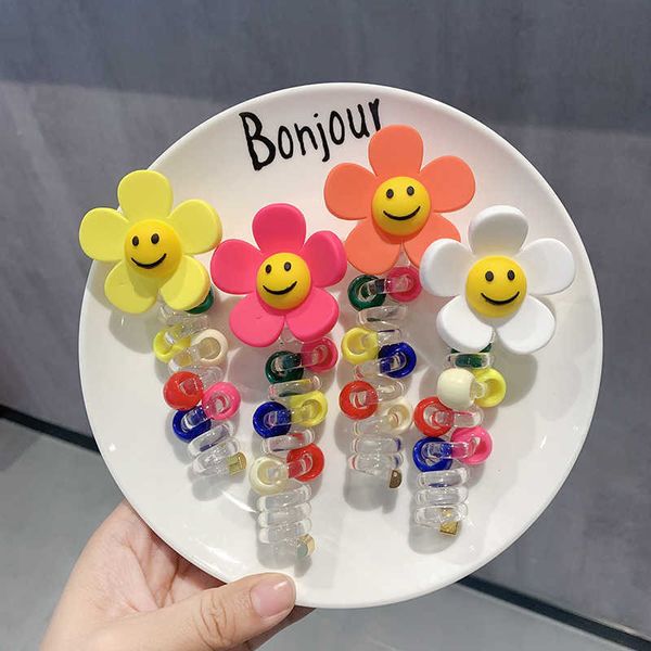 Braiders Sweet Sunflower Bubble Braid Braiding Artifact for Tying Ponytails 2024 New High end Phone Line Hairband for Women S2411217