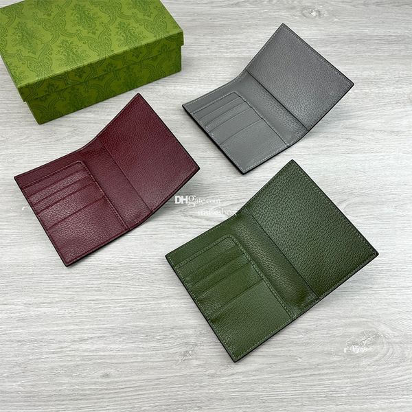 Card Holder Leather mini Designer wallet passport holders cover coin purse women wallet card holder case id credit card Luxury designer whol