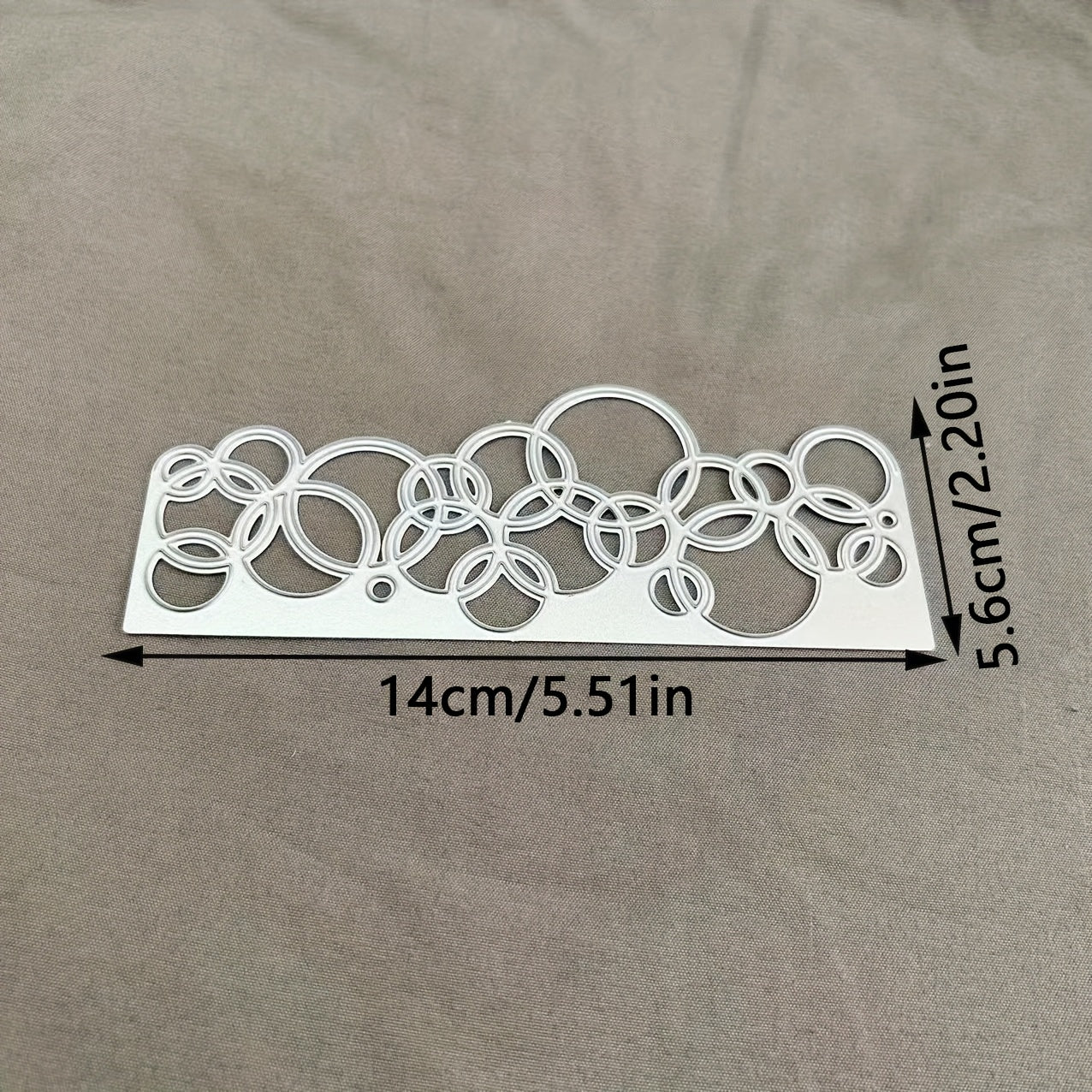 TEMU Bubbles Metal Cutting Dies, Diy Scrapbooking Decoration Embossing Die Cuts, Greeting Card Making Stencil, Suitable For Album Card Making,