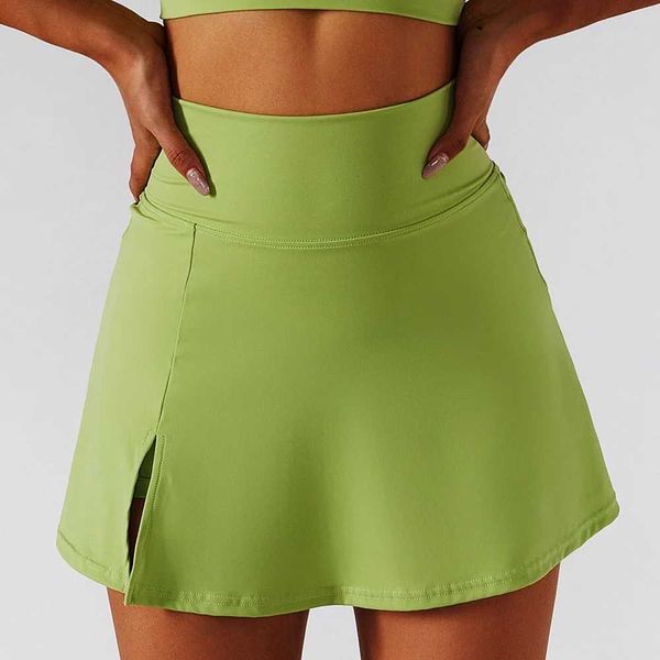 Skirts Cloud Hide Mini Safe Sports Skirt Women Dancing Fitness Shorts High Waist Quick Dry Running Skorts Q240507