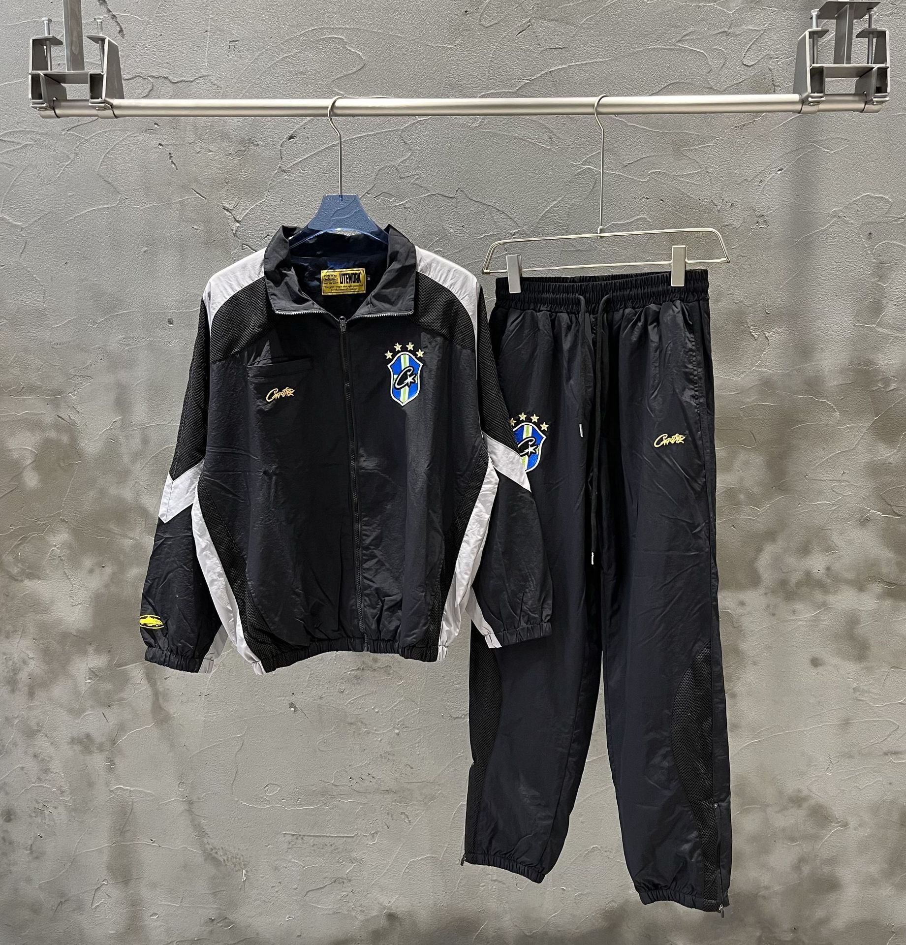 Men&#039;s Tracksuits Designer hoodie Harajuku Punk Embroidered casual Cotton jacket men Zipper Coat windbreaker Sports Streetwear Outdoor pants