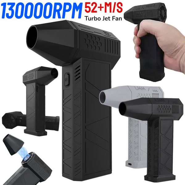 X3 Violent Blower Mini Turbo Jet Fan 52M-S High Speed Duct Fan 130000RPM Brushless Motor Turbo Fan Computer Keyboard Cleaner 240104