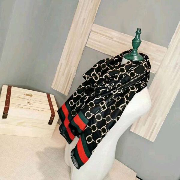 Classic designer scarfs men&#039;s and women&#039;s cashmere scarves luxury scarf winter Wraps letter pattern shawls Pashminas scarves tasse