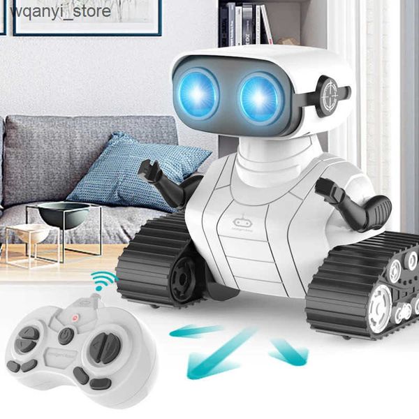Electronics Robots Intelligent robot charging RC Ebo robot toy childrens remote control interactive toy with music dance LED eyes childrens