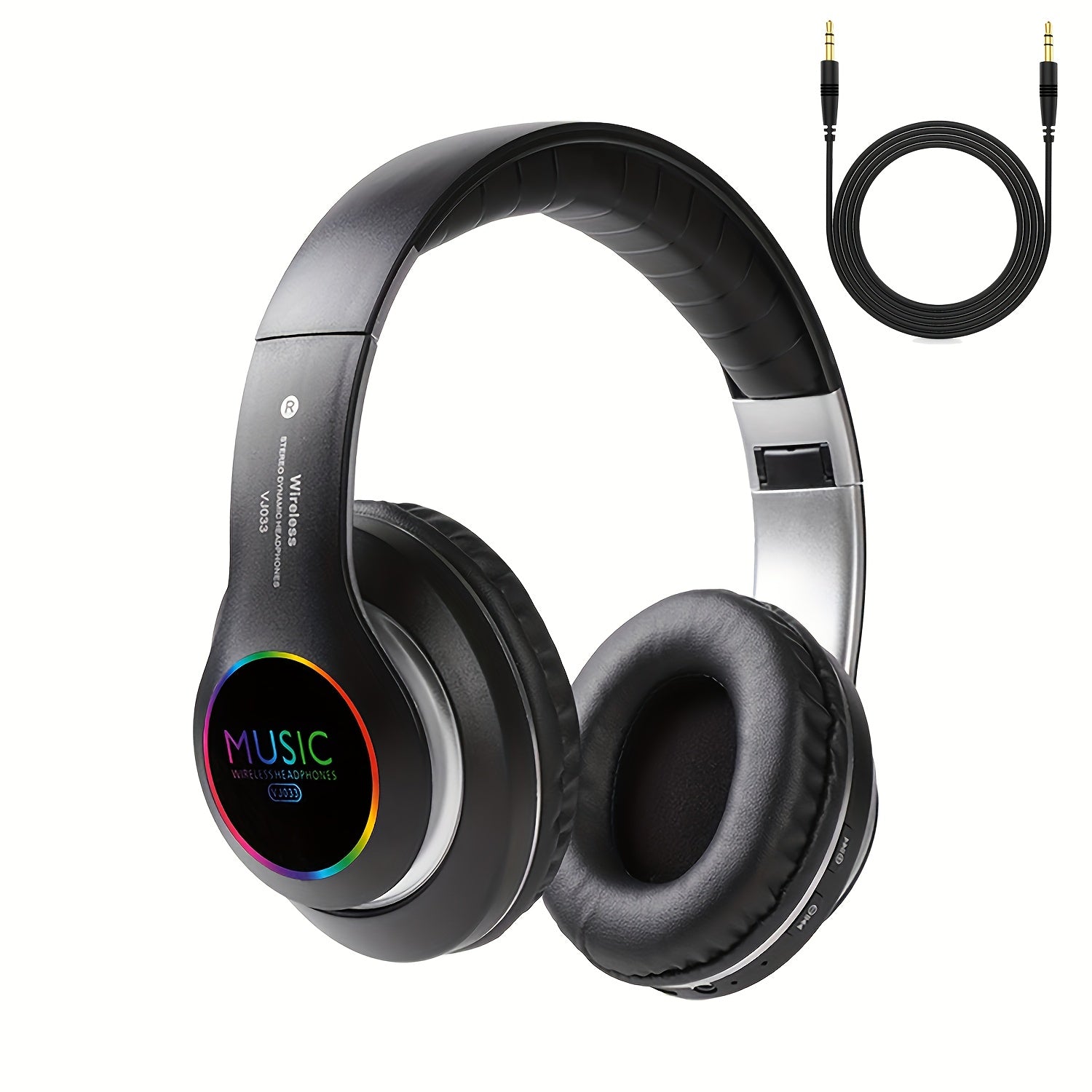 TEMU Portable Music Earbuds Wireless Headphones, Bt5.2 Noise Cancelling Wireless Headphones With , 30-hour Playtime, Fit, Built-in Mic, Home, Office,