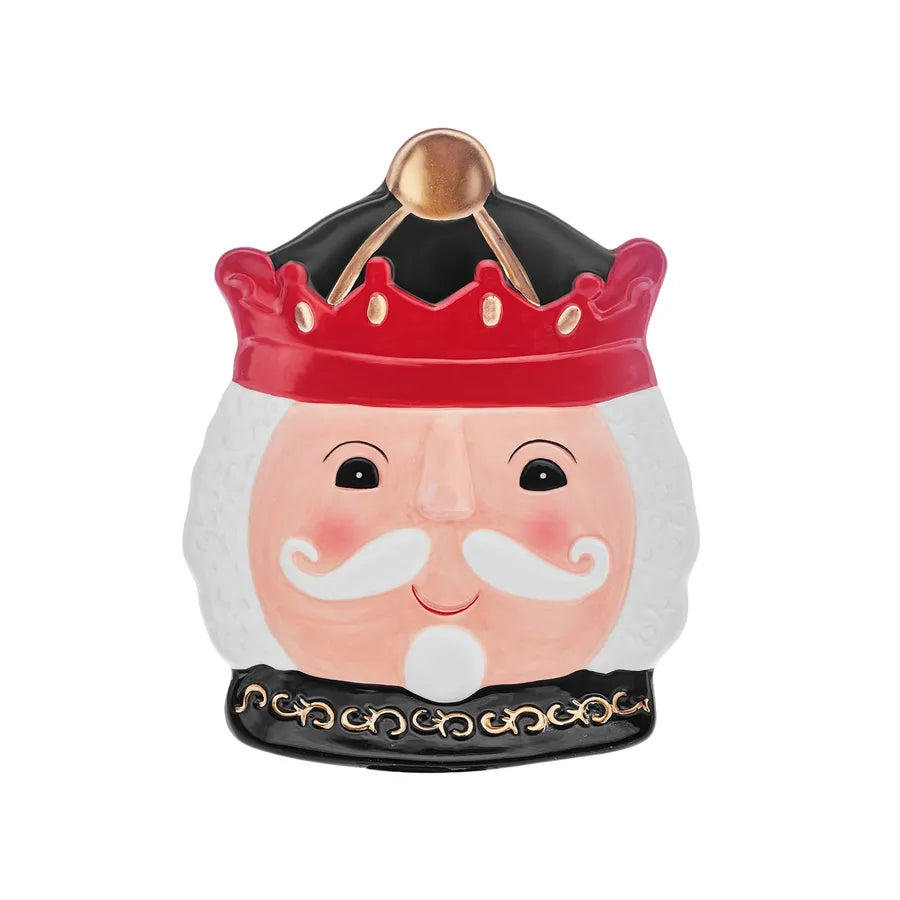 Karaca New Year Christmas Nutcracker Decorative Plate, 22cm, Multi