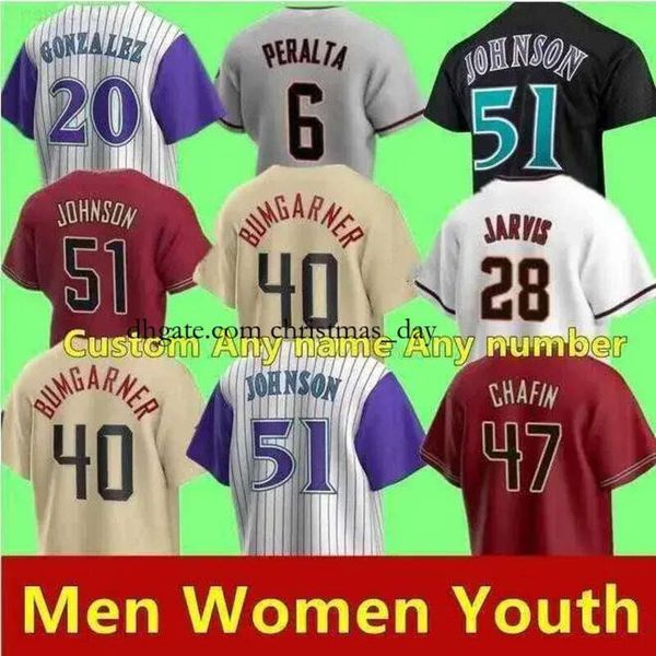 51 Randy Johnson Baseball Jersey Ketel Marte Corbin Carroll Luis Gonzalez Zac Gallen Carson Kelly Walker Jerseys