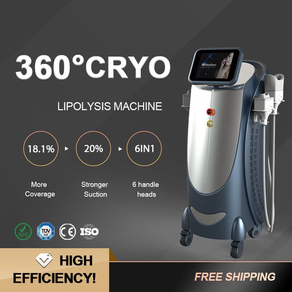 360 cryo machine cryolipolysis slimming machine face and body adipose reduction fat freeze cryotherapy beauty quipment