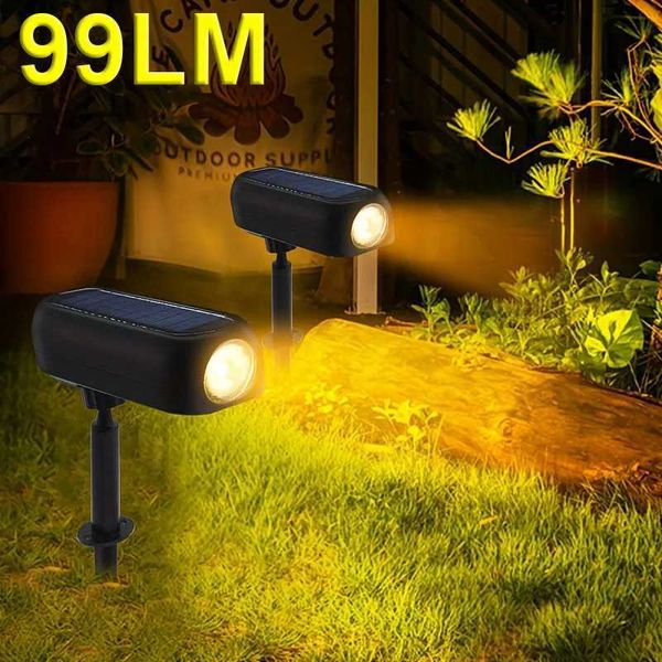Solar Outdoor Lights Garden Decoration Landscape Spotlight Waterproof Solar Courtyard Lawn Road Automatic On-OffB240821