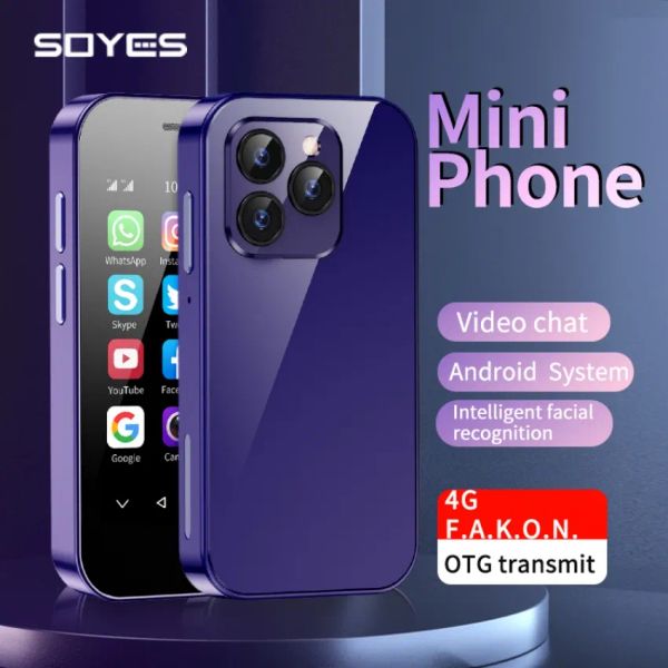 Original SOYES XS14 Pro 3.0 Inch 4G LTE Mini Smartphone Android 9.0 Dual Sim Card Face ID Dual Camera WIFI Bluetooth FM Hotspot GPS OTG Mobi