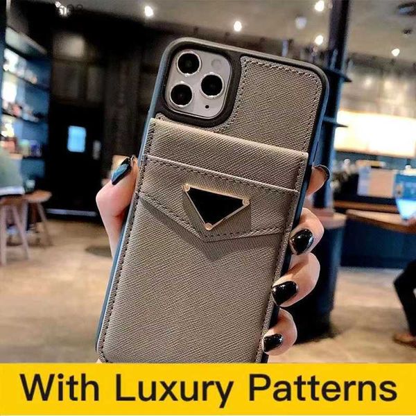 Leather PD Wallet Phone Case for iPhone 2024 Pro Max Plus 13 12 Mini 11 X XR XS XSMAX Samsung Galaxy S20 S20U NOTE 10 20 u with Card Holder
