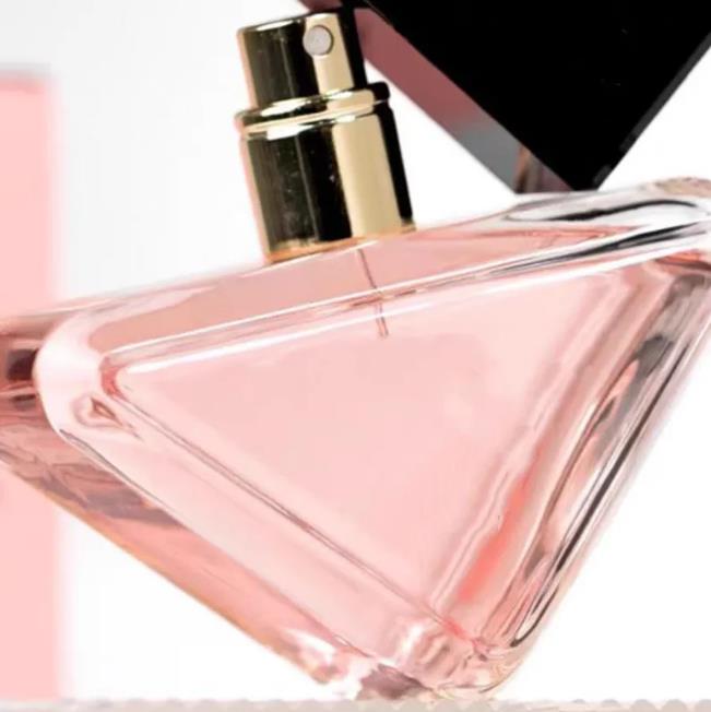 Women Perfume 90ml Fragrance Eau De Parfum 3oz Long Lasting Smell Brand Lady Girls Woman Perfume EDP Cologne Spray Intense Charming Scent Pink Bottl