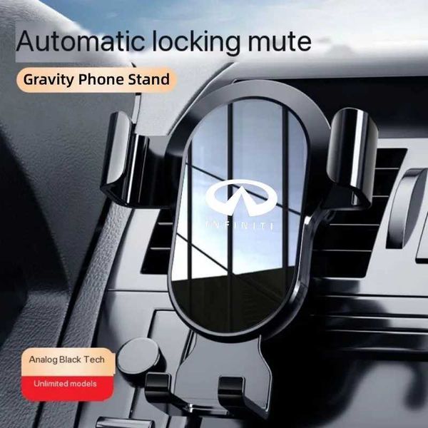 Cell Mounts Holders Gravity Phone Air Vent Universal for Infiniti FX35 Q50 Q30 ESQ QX50 QX60 QX70 EX Car Support Clip Mount Holder Stand