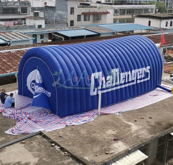 10m L Inflatable Sport Tunnel Tent Car Cover or Shelter-Event Awning for Advertising or Entertainment