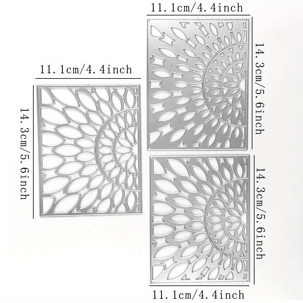 TEMU Cut-out Pattern Metal Stencils For Diy Card Making Scrapbooking Crafting Supplies, Template Mould, Photo Album Paper Die Cuts For Craft