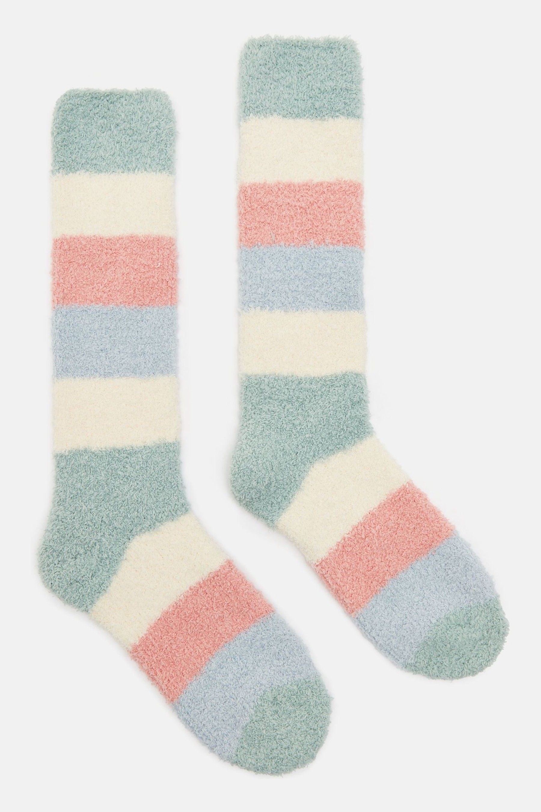 Joules - Women's Fluffy Multi Bright Socks (size 4-8)