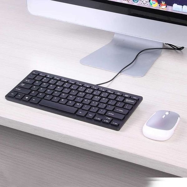 Keyboards Hot selling multifunctional keyboard K1000 ultra-thin USB mini multimedia wired keyboard waterproof keyboard laptop keyboard z2501