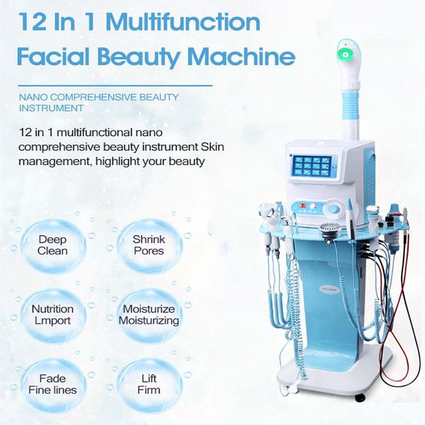 Professional 11 in 1 multifunction facial treatment machine anti wrinkle dermabrasion ultrasonic Spa equipment