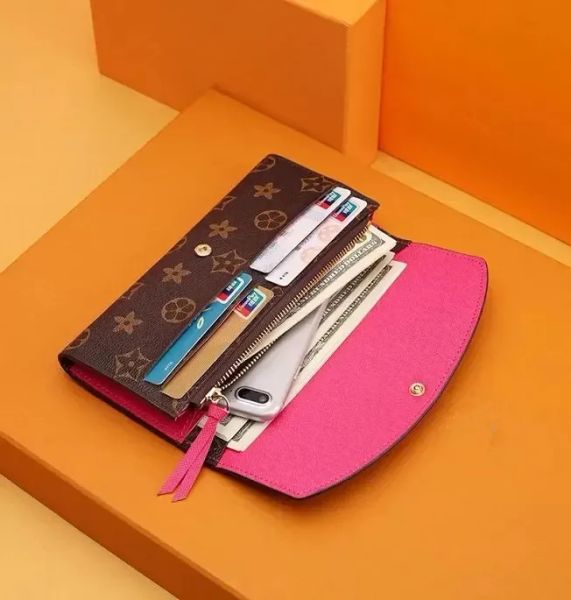 Luxury Designer wallets Wholesale Lady Multicolor Coin Wallets long Wallet Colourful Cards Holders Original Box Women Classic with box Bag