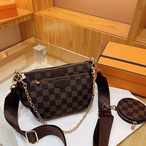 Classic Women favorite Mahjong Underarm bags brand designer tote bag 3pcs-set crossbody package coin purse M44823