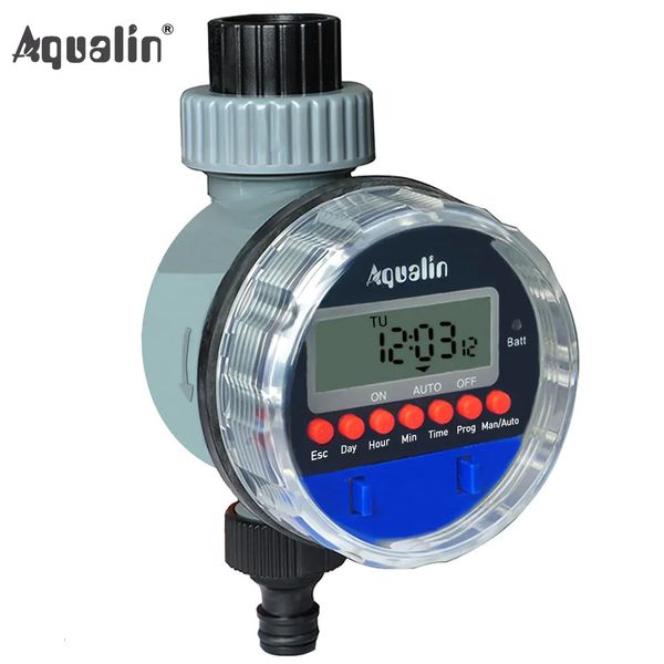 Watering Equipments LCD Display Garden Timer 8 Programs Electronic Ball Water Irrigation System 231019