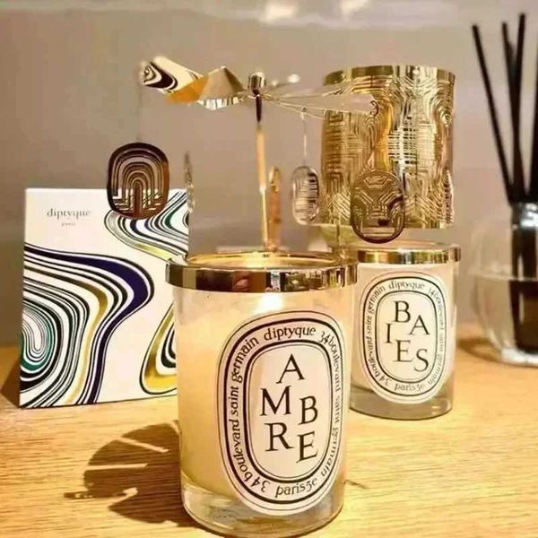 Candles Diptyques Candle Romantic Fragrance Candle Lamp Gift High Quality Aromatherapy perfume Home Decoration Aromatic Diffuser Q241111